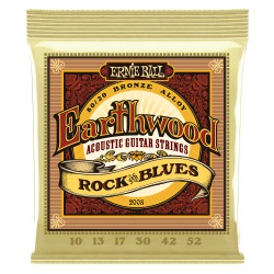 Cuerdas Ernie Ball Rock&Blues 10-52 p/ Guitarra Acústica.