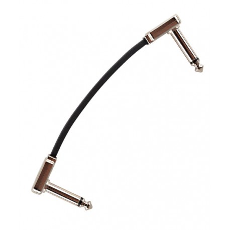 CABLE ERNIE BALL 0.0762 MTS., NEGRO ANGULADO ANDULADO