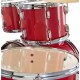 BATERIA TAMA ''STAGESTAR'' DE 5 PZAS. ROJO BRILLANTE CON ATRILES, ASIENTO Y PLATILLOS