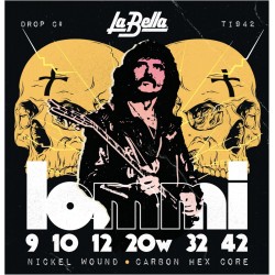 CUERDAS LA BELLA SIGNATURE TONY IOMMI   9-42