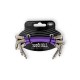 CABLES ERNIE BALL 0.0762 MTS., MORADO (ANGULADO/ANGULADO) (3 PZAS.)