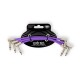CABLES ERNIE BALL 0.0762 MTS., MORADO (ANGULADO/ANGULADO) (3 PZAS.)