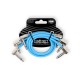 CABLES ERNIE BALL 0.0762 MTS., MORADO (ANGULADO/ANGULADO) (3 PZAS.)