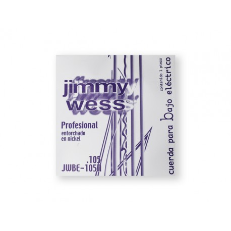 CUERDA JIMMY WESS PARA BAJO ELECTRICO, 0.045 ENTORCHADO ACERO NIQUELADO