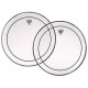 PARCHE REMO PINSTRIPE 20'' HIDRAULICO TRANSPARENTE