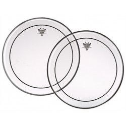 PARCHE REMO PINSTRIPE 20'' HIDRAULICO TRANSPARENTE