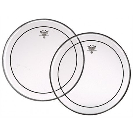 PARCHE REMO PINSTRIPE 20'' HIDRAULICO TRANSPARENTE