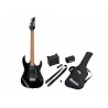 GUITARRA ELECTRICA IBANEZ JUMPSTART NEGRA CON COMBO Y ACCESORIOS