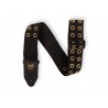 TAHALI ERNIE BALL ''PREMIUM'' HOLE LOTTA METAL GOLD, NEGRO