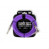 CABLE ERNIE BALL FLEX 6.10 MTS., MORADO (RECTO/ANGULADO)