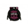 CABLE ERNIE BALL PARA MICROFONO 4.572 MTS., NEGRO