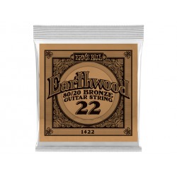 CUERDA SUELTA 0.022 ERNIE BALL EARTHWOOD PARA GUITARRA ACUSTICA, BRONCE