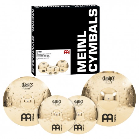 JUEGO DE PLATILLOS CLASSIC CUSTM EXTREME METAL MEINL