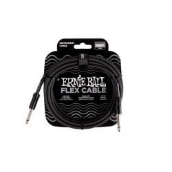 CABLE ERNIE BALL FLEX 3.048 MTS., NEGRO (RECTO/RECTO)