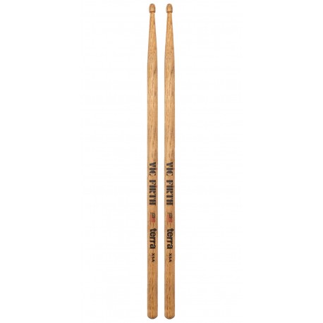 BAQUETAS 5A XTREME PUNTA DE MADERA VICFIRTH "TERRA"