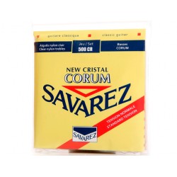 ENCORDADURA SAVAREZ ''NEW CRISTAL CORUM'' PARA GUITARRA CLASICA (TENSION NORMAL)