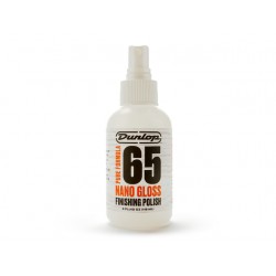LIQUIDO LIMPIADOR DUNLOP PURE FORMULA 65 NANO GLOSS ''SILICONE-FREE'' PARA GUITARRA, 118 ML.