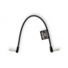 CABLE ERNIE BALL 0.3048 MTS., NEGRO (ANGULADO/ANGULADO)