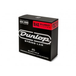 ENCORDADURAS DUNLOP LIGHT ''3 PACK'' PARA GUITARRA ELECTRICA NIQUEL, 0.009-0.042
