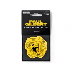 PUA DUNLOP ''PAUL GILBERT - CUSTOM TORTEX TIII'' 0.73 (12 PZAS.)