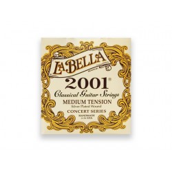 ENCORDADURA LA BELLA ''2001'' PARA GUITARRA CLASICA,TENSION MEDIA