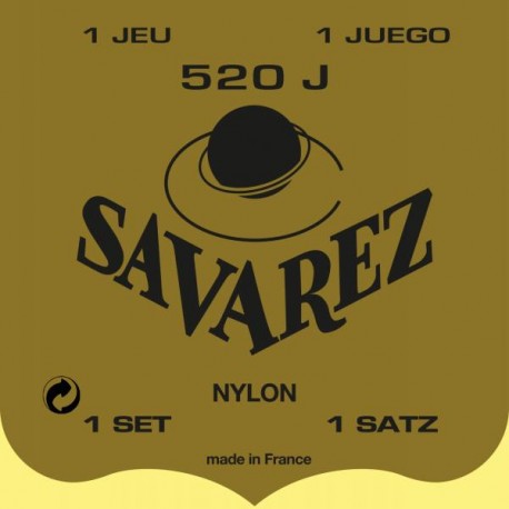 ENCORDADURA SAVAREZ ''TRADICIONAL'' PARA GUITARRA CLASICA (TENSION ALTA)