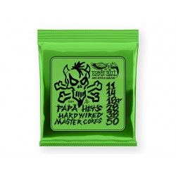 ENCORDADURA ERNIE BALL PAPA HETS PARA GUITARRA ELECTRICA (NIQUEL, 0.011-0.050)