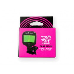 AFINADOR ERNIE BALL FAST PITCH DE CLIP, NEGRO