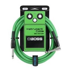 CABLE DE INSTRUMENTO BOSS 3 MTS RECTO/ANGULADO